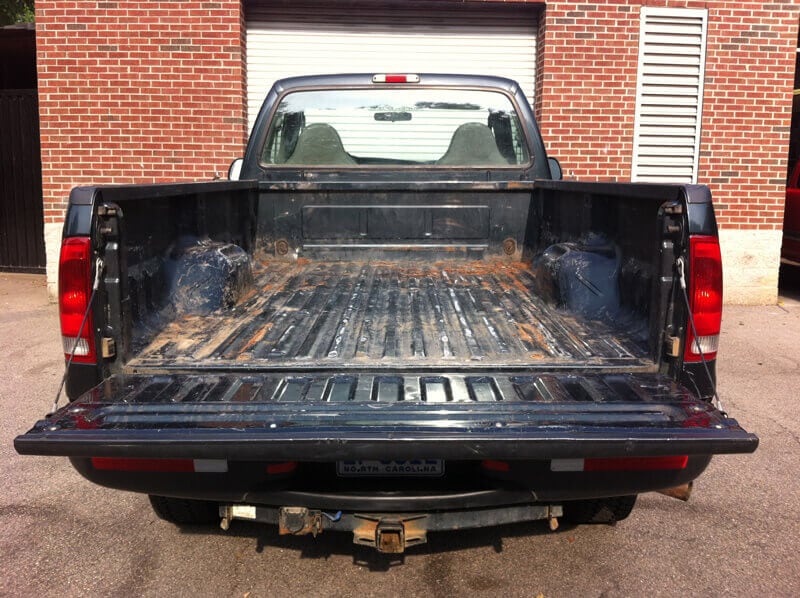 Truck Bed Before